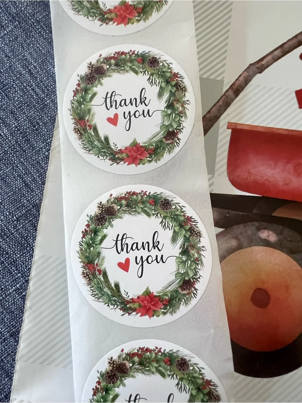 Special Delivery Holiday Poly Mailer Set - 10x13 Polys, 2” Stickers, TY Cards